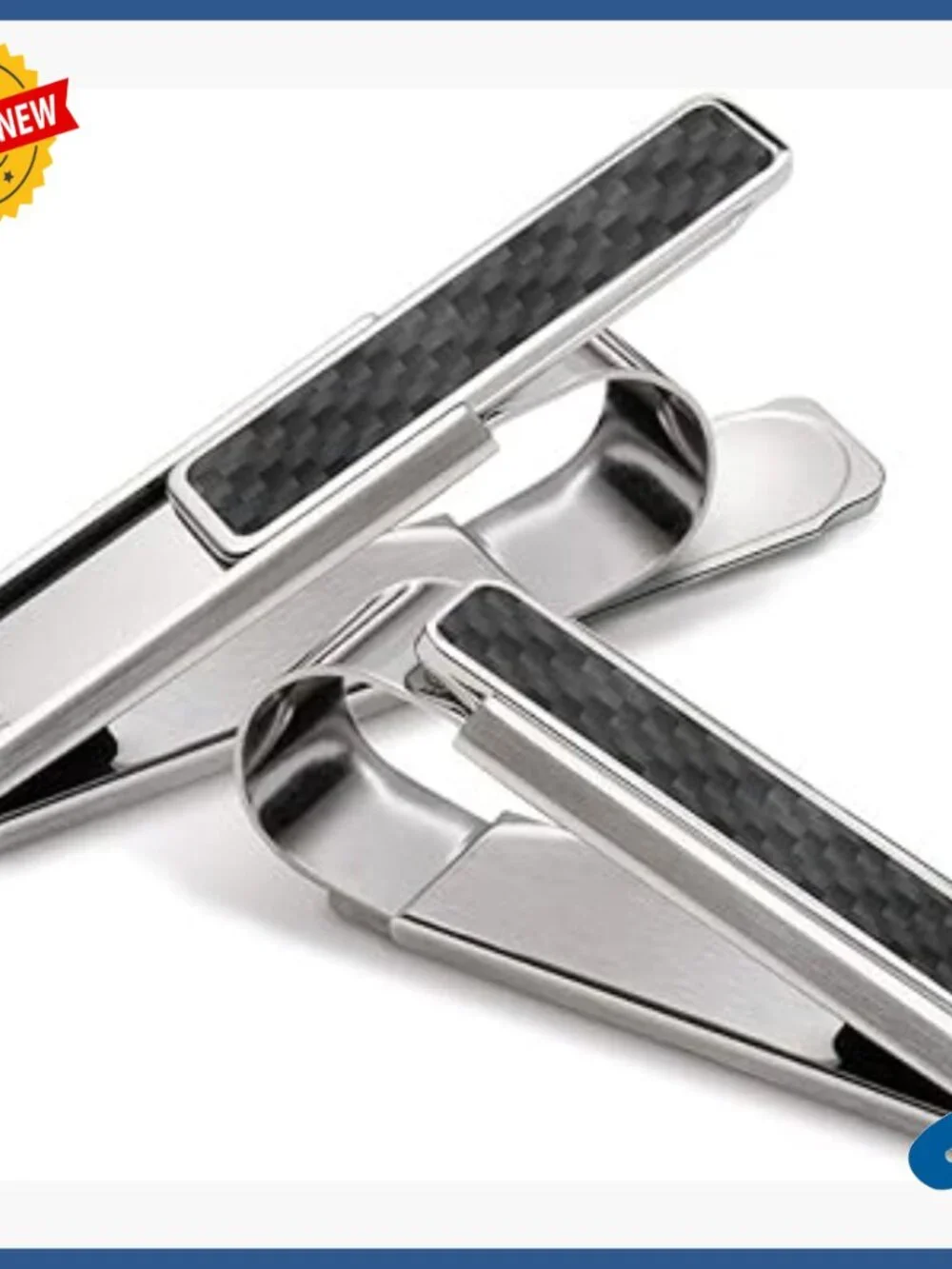 Carbon Fiber Money Clip, Minimalist Wallet Alternative, Card Holder